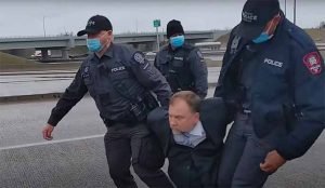 Pastor Artur Pawlowski being Arrested in Calgary for Holding Church Services